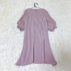 パールネックレス　ピンク ワンピース 結婚式 二次会 の画像