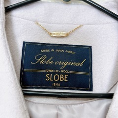 SLOBE IENA アッシュグレー　ロングコートの画像