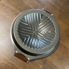 ジンギスカン鍋　スタミナ焼き鍋　特厚鉄板製の画像