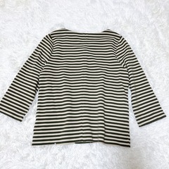 a.v.v standard ボーダー　カーキ　ジャケット　Lの画像
