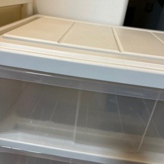衣類ケース　ユーズド品　2個まとめての画像