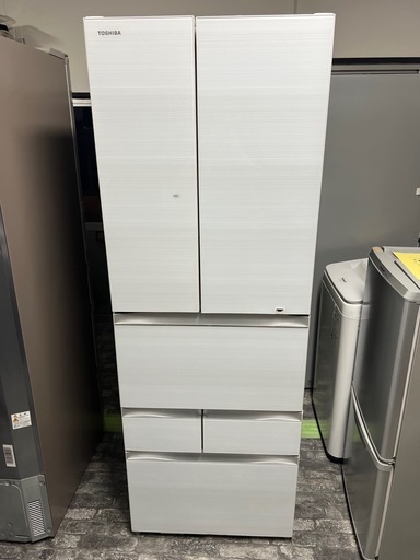 【売約済】東芝2021年製冷蔵庫　VEGETA 641L