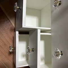 ニトリ たっぷり収納コスメドレッサーワゴン の画像