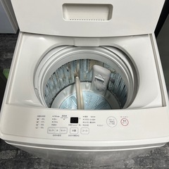 【配達・設置あり】無印2019年製洗濯機　5kgの画像
