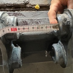 007用009用、法面バケット　重機　ユンボ　アタッチメント　値引きしました。の画像