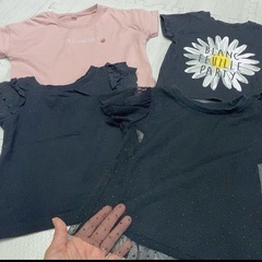 80サイズ Tシャツ4点セット 女の子の画像
