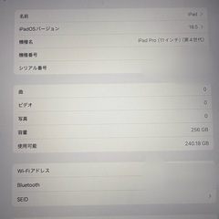 iPad Pro 第4世代の画像