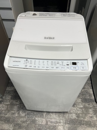 【配達・設置あり】日立2021年製洗濯機　BEAT WASH 7.0kg