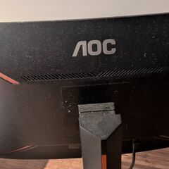 PCモニタ　AOC　C24G1　液晶漏れあり　画面正常に映りません　ジャンクの画像