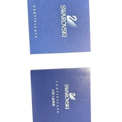 スワロフスキー ネックレス ゴールド リーフ 箱の画像