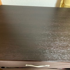 【訳あり】布製4段引き出し収納ケース ブラウンの画像