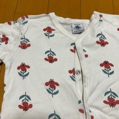 プチバトー ロンパース 74の画像
