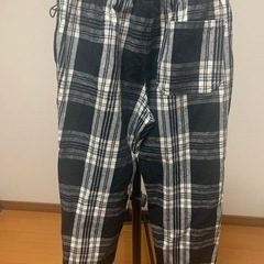 チェック ズボンの画像