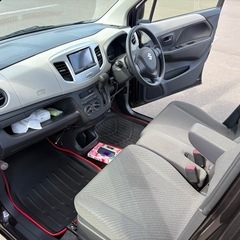 🎉低走行　低燃費　車検あり🎉　スズキ　ワゴンR   ナビ　地デジTV　DVD 　Bluetooth 🉐クレジットカード払いOKの画像
