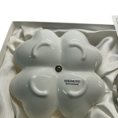 MIKIMOTO 四つ葉型小皿とハート型トレイセットの画像