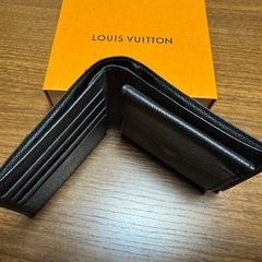 LOUIS VUITTON ダミエ ブラック 二つ折り財布の画像