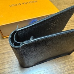 LOUIS VUITTON ダミエ ブラック 二つ折り財布の画像