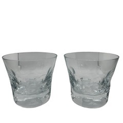 【美品・箱付】Baccarat バカラ ペア クリスタルセット 高級ガラスの画像