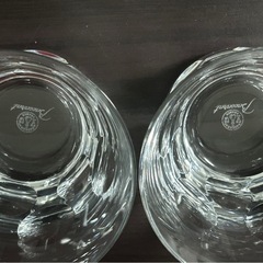 【美品・箱付】Baccarat バカラ ペア クリスタルセット 高級ガラスの画像