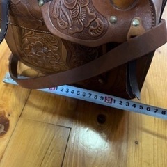 メキシコ産・本皮製ショルダーバックの画像