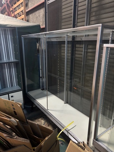 特大ショーケース　レトロ　特大ショーケース　ディスプレイケース