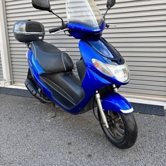 4268.低走行　最強2スト　アドレス110 シート、ミラー新品　千葉県柏市　即日配送、自走引き取りも可能の画像