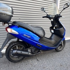 4268.低走行　最強2スト　アドレス110 シート、ミラー新品　千葉県柏市　即日配送、自走引き取りも可能の画像