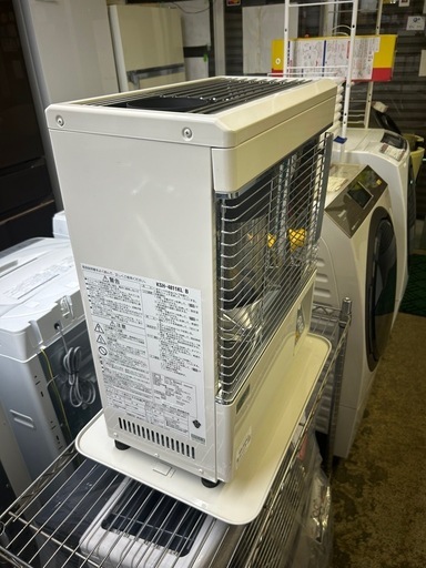 万代店　分解掃除済みCHOFU 長府 半密閉式石油ストーブ KSH-4811KL 22年製 煙突式 