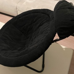 【a.depeche】 パーソナルチェア　室内・屋外 2way フォールディング チェアー　ブラック 黒の画像