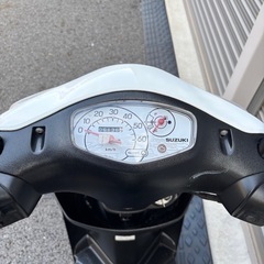4271.超高年式　現行型レッツ　シート新品　燃費抜群　千葉県柏市　即日配送、自走引き取りも可能の画像