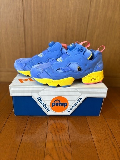 Reebok Pump スニーカー ブルー/イエロー