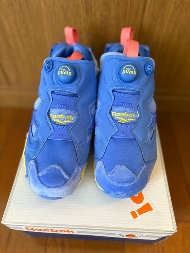 Reebok Pump スニーカー ブルー/イエロー