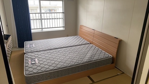 ベット　ダブル(シングル×2)