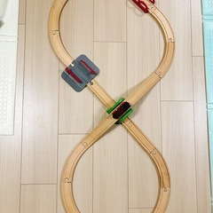 ブリオ　木製　レール　電車の画像
