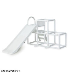 かんたん折りたたみ２段ジム　滑り台の画像