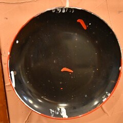 ●ヴィンテージ(*'ω'*)●コカコーラ　看板 36cm　丸型　ボタン　ホーロー●相模原　横浜●大型　coca-cola●の画像