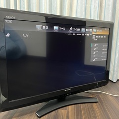 【引取限定】SHARP AQUOS テレビ リモコン付属の画像