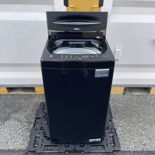 〓〓 売約済〆受付終了 〓〓2024年製■ハイアール 洗濯機 5.5kg JW-U55MK-K ブラック Haier 全自動洗濯機 一人暮らし 小型洗濯機