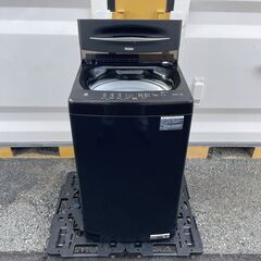 〓〓 売約済〆受付終了 〓〓2024年製■ハイアール 洗濯機 5.5kg JW-U55MK-K ブラック Haier 全自動洗濯機 一人暮らし 小型洗濯機の画像