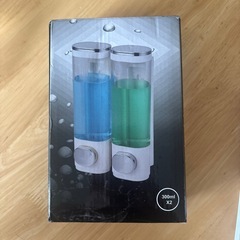 二重ディスペンサー ホワイト　300ml ネジ取り付けの画像