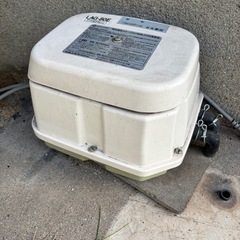 ジャンク品　LAG-80E 浄化槽ブロアーの画像