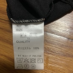 黒のブラウス　ＬＬの画像