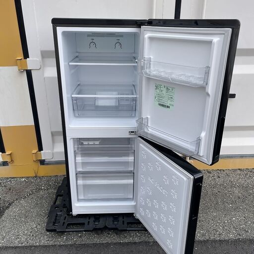 2024年製■ハイアール 冷蔵庫 150L JR-F15KS-K 自動霜取り Haier（ハイアール） 2ドア冷凍冷蔵庫｜JR-F15KS(W)｜[通販