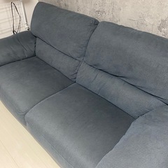ニトリ 布張りソファー (ウォール3 GY)  の画像