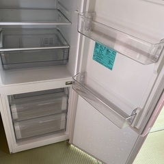 美品　ハイアール　冷蔵庫　ピンク色の画像