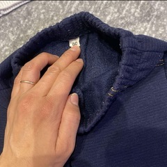 H&M ストライプニットセーターとレギンスセットの画像