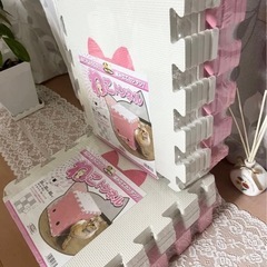 ねこトンネル マット 30×30×60cm 白ピンク 10枚入り　×2 合計20枚の画像