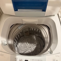 【美品】Haier ハイアール 全自動洗濯機 JW-K50H 5.0kg 省エネ コンパクト生産終了品の画像