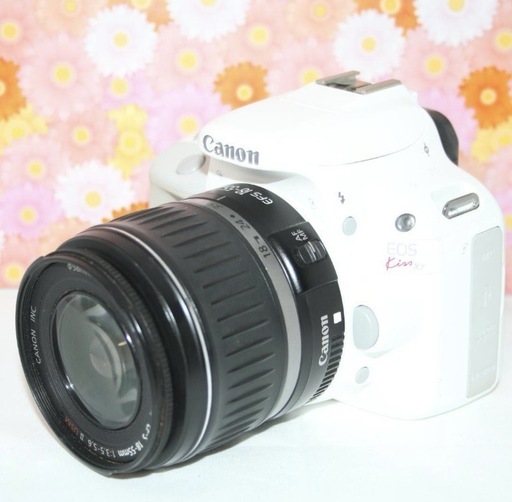 シャッター数564回！❤️Canon EOS Kiss X7❤️スマホ転送 ホワイト❤️キャノン