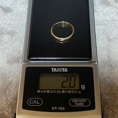K18 リング 9.5号の画像